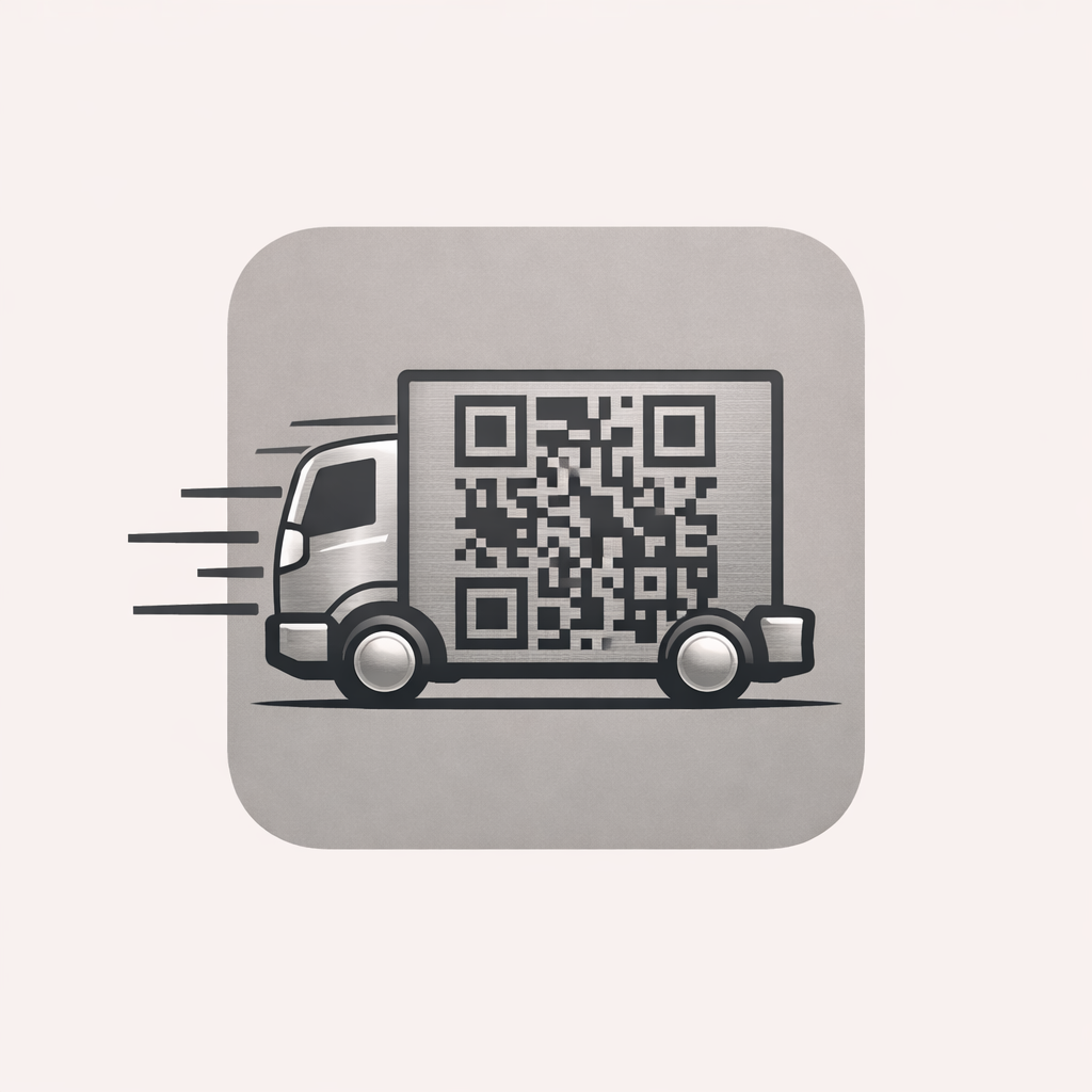 Placa QR en mano